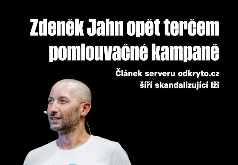 Zelení Praha 3 reagují na manipulativní článek o svém kandidátovi Zdeňkovi Jahnovi